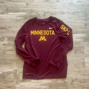 Kids large, Nike Dri-Fit long sleeve shirt.  Minnesota.  Shi-U-Mah.